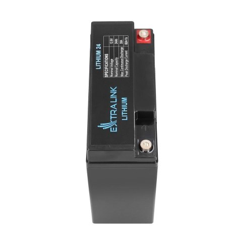 Akumulator LiFePO4 24AH 12.8V BMS EX.30424 Akumulator LiFePO4 24AH 12.8V BMS EX.30424
