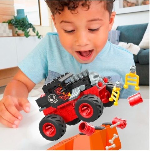 Klocki Hot Wheels Monster Trucks Bone Shaker Kaskaderska sztuczka Klocki Hot Wheels Monster Trucks Bone Shaker Kaskaderska sztuczka