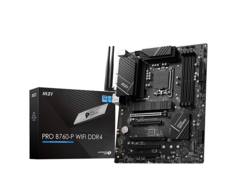 Płyta główna PRO B760-P WIFI DDR4 s1700 4DDR4 DP/HDMI ATX Płyta główna PRO B760-P WIFI DDR4 s1700 4DDR4 DP/HDMI ATX