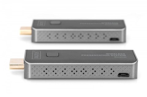 Przedłużacz/Extender HDMI prezentacyjny, bezprzewodowy 50m 1080p 60Hz 5GHz (zestaw) Przedłużacz/Extender HDMI prezentacyjny, bezprzewodowy 50m 1080p 60Hz 5GHz (zestaw)