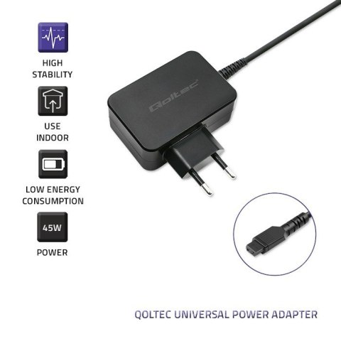 Uniwersalny zasilacz sieciowy 45W | 8 wtyczek Uniwersalny zasilacz sieciowy 45W | 8 wtyczek