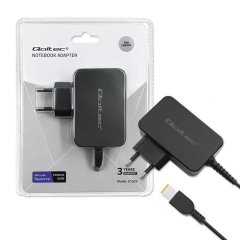 Zasilacz do Lenovo 45W | 20V | 2.25A | slim tip+pin Zasilacz do Lenovo 45W | 20V | 2.25A | slim tip+pin