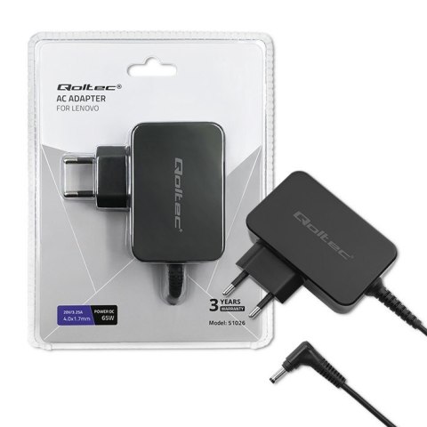 Zasilacz do Lenovo 65W | 20V | 3.25A | 4.0*1.7 Zasilacz do Lenovo 65W | 20V | 3.25A | 4.0*1.7