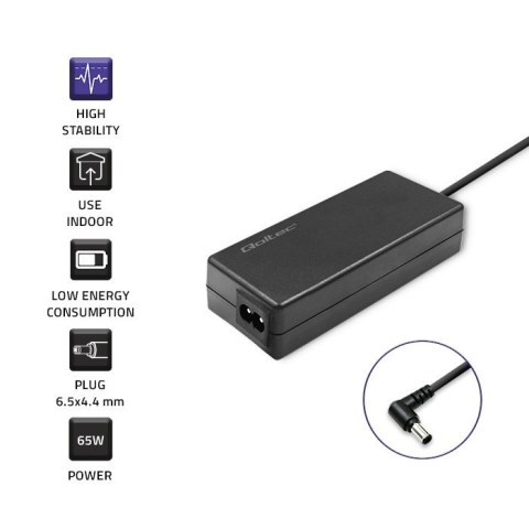 Zasilacz sieciowy do monitora LG/Samsung 65W | 19V | 3.42A | 6.5x4.4 |+kabel zasilający Zasilacz sieciowy do monitora LG/Samsung 65W | 19V | 3.42A | 6.5x4.4 |+kabel zasilający