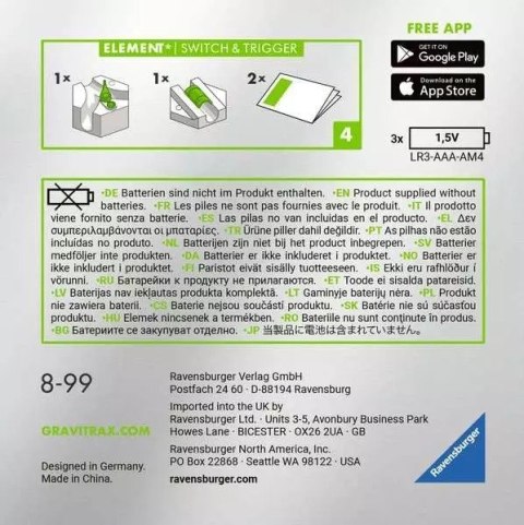 Zestaw Gravitrax Power Dodatek Switch&Trigger Zestaw Gravitrax Power Dodatek Switch&Trigger