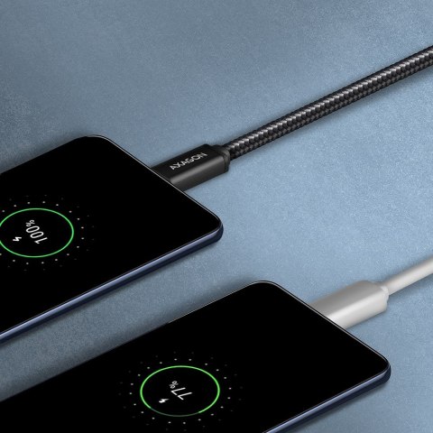 BUMM-AM15AB Kabel MicroUSB - USB-A, 1.5m, USB 2.0, 2.4A, ALU, oplot, Czarny BUMM-AM15AB Kabel MicroUSB - USB-A, 1.5m, USB 2.0, 2.4A, ALU, oplot, Czarny