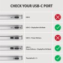 RVC-HI2M Adapter aktywny USB-C -> HDMI 2.0 4K/60Hz Aluminum, 25cm kabel