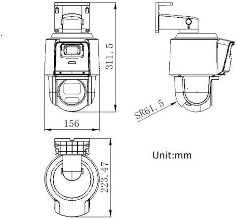 KAMERA IP HIKVISION DS-2SE3C404MWG-E/14(2.8mm) KAMERA IP HIKVISION DS-2SE3C404MWG-E/14(2.8mm)