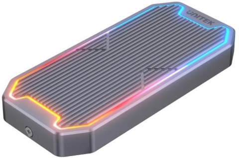 S1210B Unitek Obudowa dysku M.2 SSD NVMe/SATA 10Gbps RGB S1210B Unitek Obudowa dysku M.2 SSD NVMe/SATA 10Gbps RGB