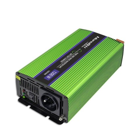 Przetwornica napięcia Monilith | ładowanie baterii | UPS | 600W |1200W | 12V na 230V | Czysty Sinus Przetwornica napięcia Monilith | ładowanie baterii | UPS | 600W |1200W | 12V na 230V | Czysty Sinus