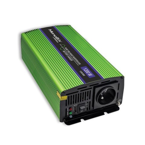 Przetwornica napięcia Monilith | ładowanie baterii | UPS | 600W |1200W | 12V na 230V | Czysty Sinus Przetwornica napięcia Monilith | ładowanie baterii | UPS | 600W |1200W | 12V na 230V | Czysty Sinus