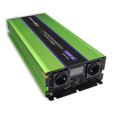 Przetwornica napięcia Monolith | ładowanie baterii | UPS | 2000W | 4000W | 12V na 230V | Czysty Sinus | LCD Przetwornica napięcia Monolith | ładowanie baterii | UPS | 2000W | 4000W | 12V na 230V | Czysty Sinus | LCD