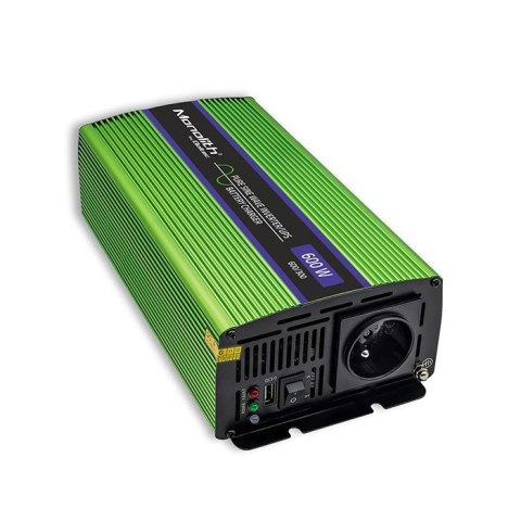 Przetwornica napięcia Monolith | ładowanie baterii | UPS | 300W |600W | 12V na 230V | Czysty Sinus Przetwornica napięcia Monolith | ładowanie baterii | UPS | 300W |600W | 12V na 230V | Czysty Sinus