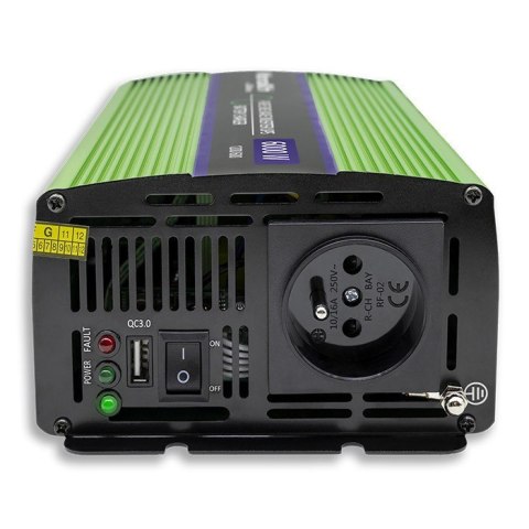 Przetwornica napięcia Monolith | ładowanie baterii | UPS | 300W |600W | 12V na 230V | Czysty Sinus Przetwornica napięcia Monolith | ładowanie baterii | UPS | 300W |600W | 12V na 230V | Czysty Sinus