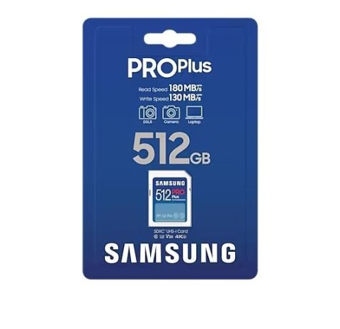 Karta pamięci SD PRO Plus MB-SD512S/EU 512GB Karta pamięci SD PRO Plus MB-SD512S/EU 512GB