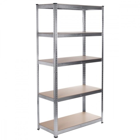 Regał magazynowy metalowy szafka 175 kg x5 ocynk rozkładany MDF GB378 Regał magazynowy metalowy szafka 175 kg x5 ocynk rozkładany MDF GB378