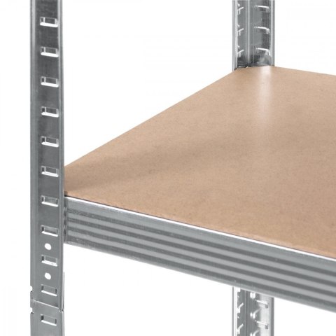 Regał magazynowy metalowy szafka 175 kg x5 ocynk rozkładany MDF GB378 Regał magazynowy metalowy szafka 175 kg x5 ocynk rozkładany MDF GB378