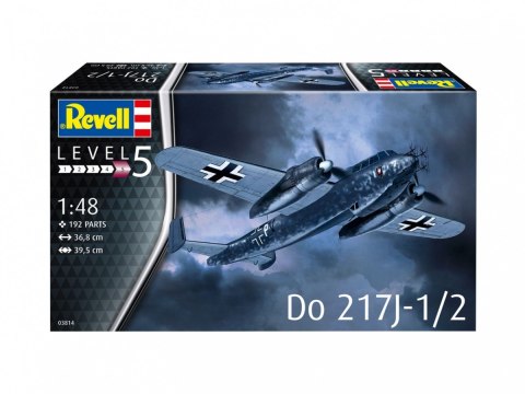 Model plastikowy Samolot DO 217J 1/2 1/48 Model plastikowy Samolot DO 217J 1/2 1/48