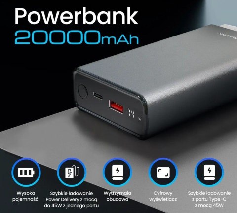Powerbank EPB-126 srebrny EX.19539 Powerbank EPB-126 srebrny EX.19539