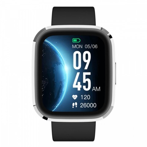 Smartwatch GRC Style Srebrno-czarny Smartwatch GRC Style Srebrno-czarny