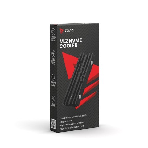 Chłodzenie do dysków M.2 NVMe 2280, AK-60 Chłodzenie do dysków M.2 NVMe 2280, AK-60