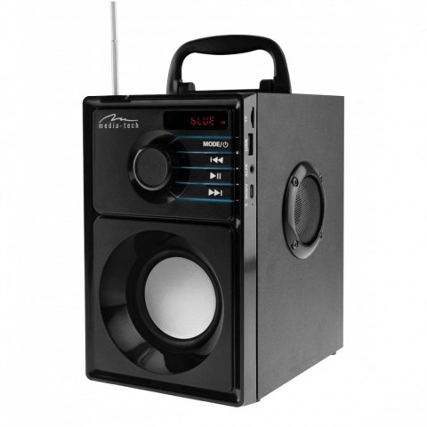 Głośnik BOOMBOX SILVER MT3179 Bluetooth 5.1+EDR/FM/MP3/MicroSD/USB/AUS/Pilot/USB-C/LED/RMS 15W/PMPO 600W Głośnik BOOMBOX SILVER MT3179 Bluetooth 5.1+EDR/FM/MP3/MicroSD/USB/AUS/Pilot/USB-C/LED/RMS 15W/PMPO 600W
