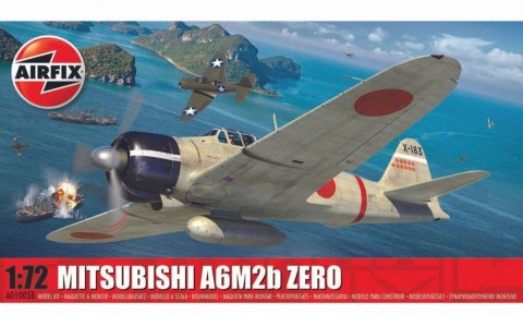 Model plastikowy Mitsubishi A6M2b Zero 1/72 Model plastikowy Mitsubishi A6M2b Zero 1/72