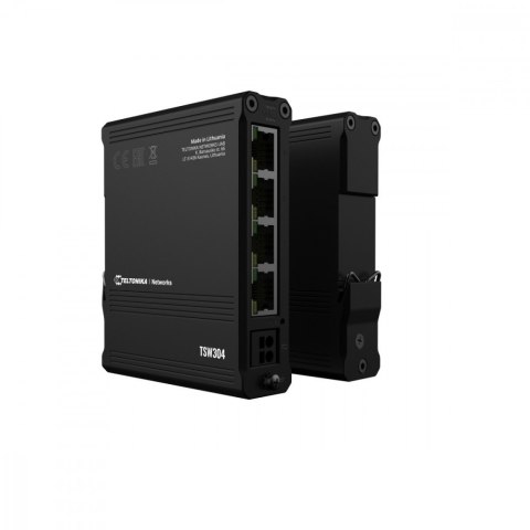 Przełącznik przemysłowy TSW304 4xRJ45 10/100/1000 Mbps Przełącznik przemysłowy TSW304 4xRJ45 10/100/1000 Mbps