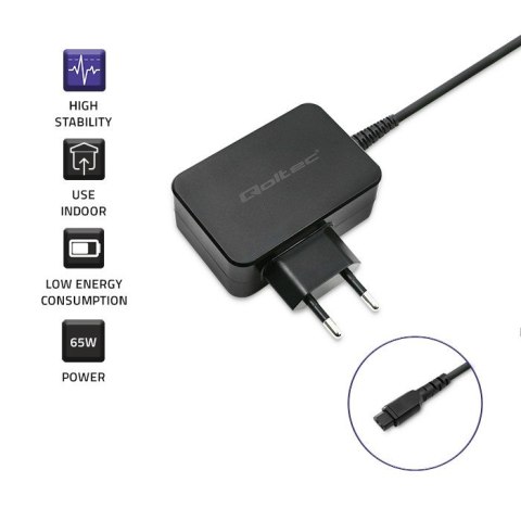 Uniwersalny zasilacz sieciowy 65W | 10 wtyczek Uniwersalny zasilacz sieciowy 65W | 10 wtyczek