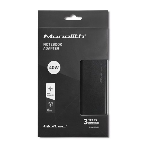 Zasilacz 40W | 12V | 3.33A | 5.5*2.1 | + kabel zasilający Zasilacz 40W | 12V | 3.33A | 5.5*2.1 | + kabel zasilający