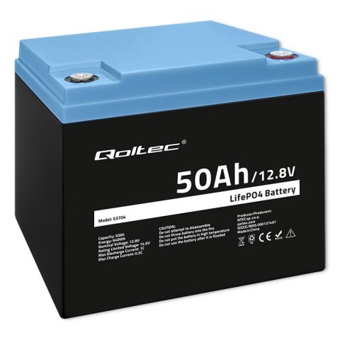 Akumulator LiFePO4 Litowo-Żelazowo-Fosforanowy | 12.8V | 50Ah | 640Wh | BMS Akumulator LiFePO4 Litowo-Żelazowo-Fosforanowy | 12.8V | 50Ah | 640Wh | BMS