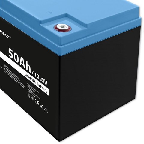 Akumulator LiFePO4 Litowo-Żelazowo-Fosforanowy | 12.8V | 50Ah | 640Wh | BMS Akumulator LiFePO4 Litowo-Żelazowo-Fosforanowy | 12.8V | 50Ah | 640Wh | BMS