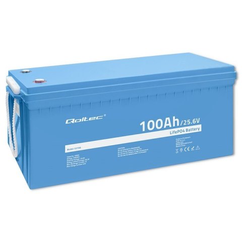 Akumulator LiFePO4 Litowo-Żelazowo-Fosforanowy | 25.6V | 100Ah | 2560Wh | BMS Akumulator LiFePO4 Litowo-Żelazowo-Fosforanowy | 25.6V | 100Ah | 2560Wh | BMS