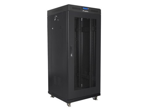 Szafa stojąca rack 19 27U 600x600 mm, czarna Szafa stojąca rack 19 27U 600x600 mm, czarna