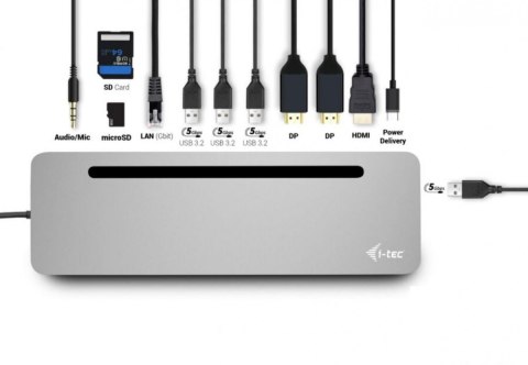 Stacja dokująca USB-C Metal Ergonomic 4K 3x Display Docking Station PD 100W + i-tec Universal Charger 100W (bundle) Stacja dokująca USB-C Metal Ergonomic 4K 3x Display Docking Station PD 100W + i-tec Universal Charger 100W (bundle)