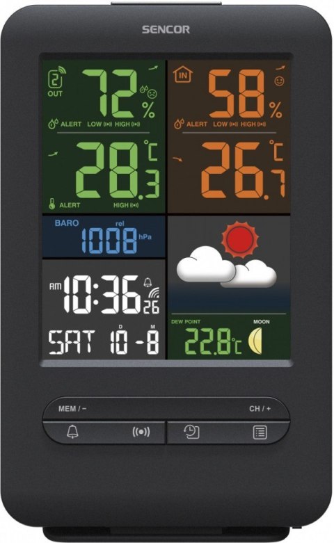 Stacja pogody SWS 7300 wys LCD kolor 13,8 cm Stacja pogody SWS 7300 wys LCD kolor 13,8 cm