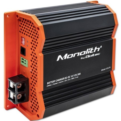 Ładowarka Monolith DC-DC do akumulatorów LiFePO4 AGM 12V-12V | 20A | 250W Ładowarka Monolith DC-DC do akumulatorów LiFePO4 AGM 12V-12V | 20A | 250W