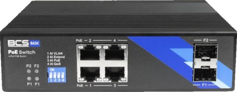 Switch PoE BCS BASIC BCS-B-ISP04G-2SFP Switch PoE BCS BASIC BCS-B-ISP04G-2SFP