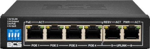 Switch PoE BCS BASIC BCS-B-SP04G02G Switch PoE BCS BASIC BCS-B-SP04G02G