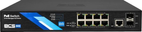 Switch PoE BCS BASIC BCS-B-SP08G-2SFP-M Switch PoE BCS BASIC BCS-B-SP08G-2SFP-M