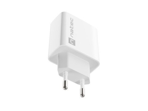 Ładowarka sieciowa Ribera 1x USB-A 18W Biała Ładowarka sieciowa Ribera 1x USB-A 18W Biała