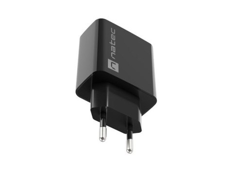 Ładowarka sieciowa Ribera 1x USB-A 18W Czarna Ładowarka sieciowa Ribera 1x USB-A 18W Czarna