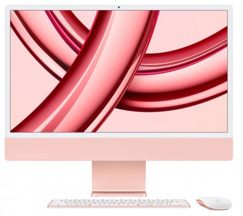 IMac 24 cale: M3 8/8, 8GB, 256GB SSD - Różowy IMac 24 cale: M3 8/8, 8GB, 256GB SSD - Różowy