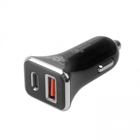 Ładowarka samochodowa uniwersalna USB A+C QC Ładowarka samochodowa uniwersalna USB A+C QC