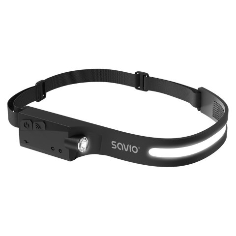 Latarka czołowa LED z czujnikiem ruchu, USB-C, 350 lm, zasięg 80m, FL-02 Latarka czołowa LED z czujnikiem ruchu, USB-C, 350 lm, zasięg 80m, FL-02