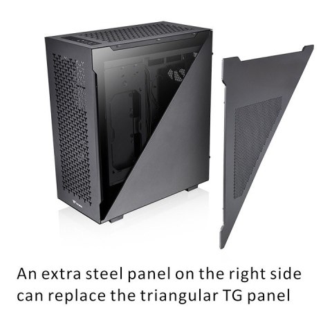 Obudowa Divider 500 Air Tempered Glassx2 Black 12cmx2 Obudowa Divider 500 Air Tempered Glassx2 Black 12cmx2