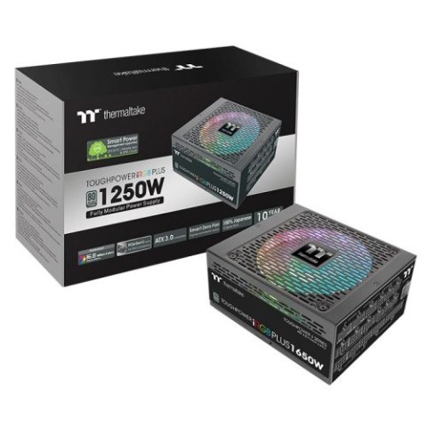 Zasilacz - Toughpower iRGB digital 1250W F modular Titanium 14cm Gen5 Zasilacz - Toughpower iRGB digital 1250W F modular Titanium 14cm Gen5