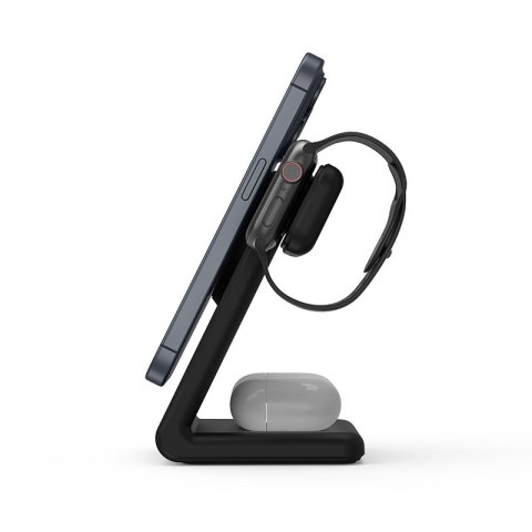 Ładowarka bezprzewodowa MagSpot Stand 3w1 z MagSafe do iPhone, Apple Watch i AirPods Ładowarka bezprzewodowa MagSpot Stand 3w1 z MagSafe do iPhone, Apple Watch i AirPods