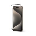 Szkło hartowane Anti-Bacterial 3D Armour Glass 9H na cały ekran iPhone iPhone 15 Pro Max z ramką instalacyjną