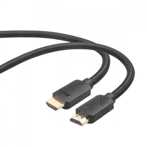 Kabel HDMI v 2.1 premium 3 m 8K Czarny Stworzony dla graczy Kabel HDMI v 2.1 premium 3 m 8K Czarny Stworzony dla graczy
